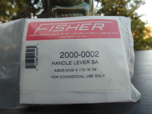 Fisher 2000-0002 commercial faucet handle lever kit sa asme/ansi a 112. 18. 1m for sale