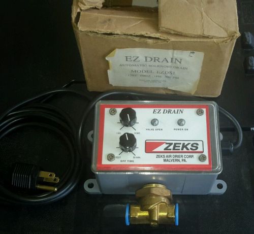 EZ DRAIN EZDS1 AUTOMATIC SOLENOID DRAIN 120V 300PSI NEW IN BOX $99
