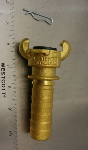 Dixon air king ab11 1&#034; barbed brass air hose fitting new for sale