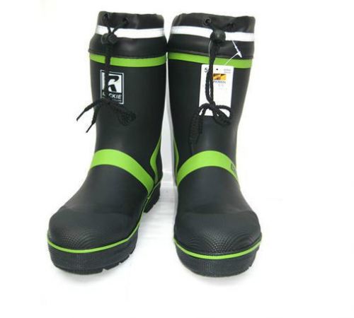 1Pair   Steal Toe Safety  Short RAIN BOOTS  RUBBER Waterproof Work Shoes