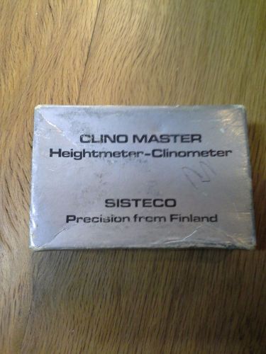 Sisteco Clino Master Heightmeter Clinometer Precision From Finland