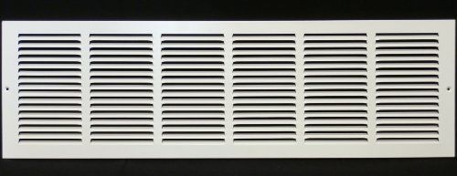 30&#034; x 8&#034; RETURN GRILLE - Easy Air FLow - Flat Stamped Face New