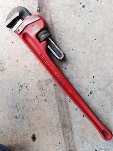 RIGID Heavy duty 24&#034; Pipe Wrench Excellent condition!!