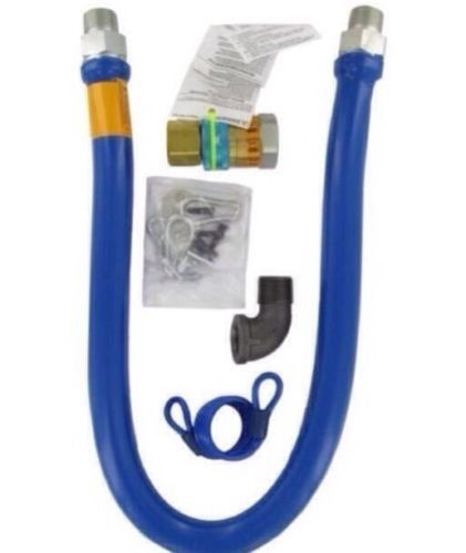 Dormont 1675bpq48rdc 3/4&#034; x 48&#034; gas hose kit with quick disconnect for sale