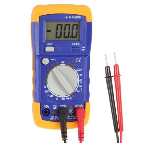 OriGlam? Max. 500V and 200~2M Ohm LCD Display Digital Voltage Current Resistance