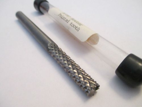 USA Carbide 5/16&#034; Shank 5/16&#034; Diameter Router Burr Diamond Cut Pointed Tooth