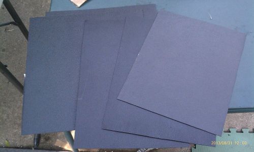 8F75 ASSORTED ABS SHEETS: 0.075&#034; THICK, (2) 13&#034; X 14&#034;, (3) 10&#034; X 13&#034;, SMOOTH ONE