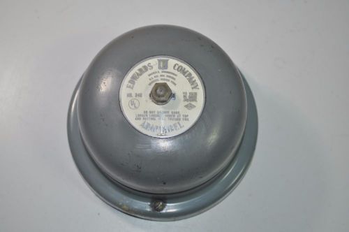 Edwards Company Vintage Adaptabel Electric School/Shop/Alarm Bell Model 340