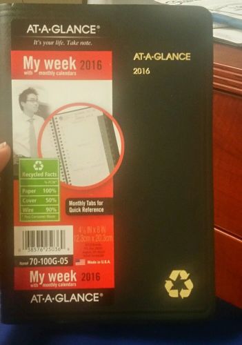 At-A-Glance 2016 Weekly-Monthly Desk Appointment Book - 70100G05