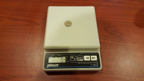 Pelouze PE10 Digital Scale w/ 9 Volt Battery Included!