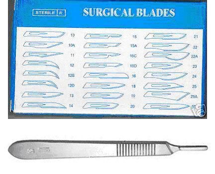 100 Scalpel Blades# 10 Surgical Dental Veterinary Instruments