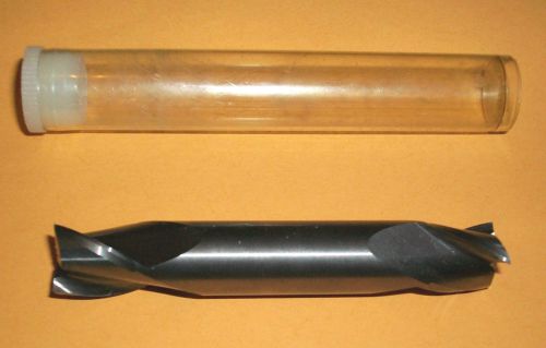 1/2&#034; solid carbide double end mill 1/2&#034; loc 1/2&#034; shank 3 flute centercutting new for sale