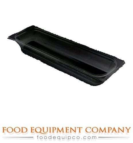 Cambro 24LPCW110 Camwear® Food Pan 1/2-size 4&#034;D black  - Case of 6