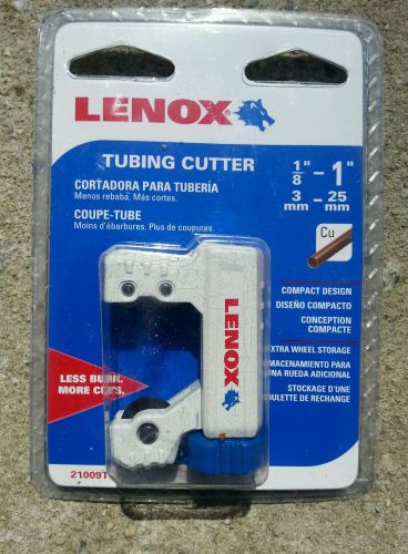 Lenox 21009TC1 Tubing Cutter 1/8&#034; to 1&#034; New In Package