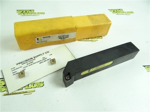 New kennametal indexable tool holder scfcr 1&#034; x 6&#034; new carbide inserts for sale