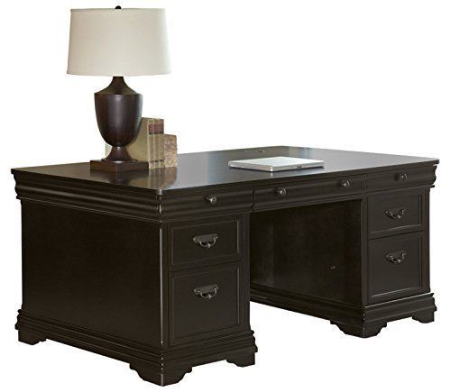 Martin Electronics Features Furniture Beaumont Double Pedestal Desk - Fully New