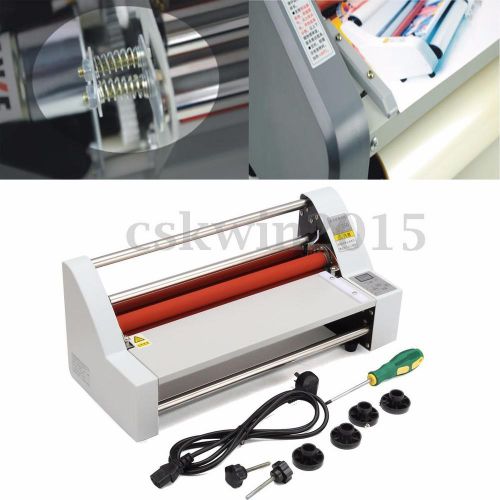 220V 50Hz 13&#039;&#039; Four Rollers Hot and Cold Roll A3 Laminator Laminating Machine
