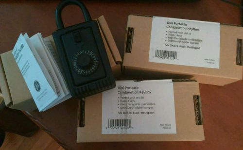 Kidde accesspoint 00524 keysafe original  portable spin dial black - (3) locks!! for sale
