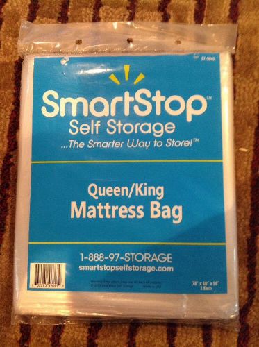 New Made USA Self Storage Queen King Mattress Clear Plastic Bag 78&#034; X 10&#034; X 96&#034;