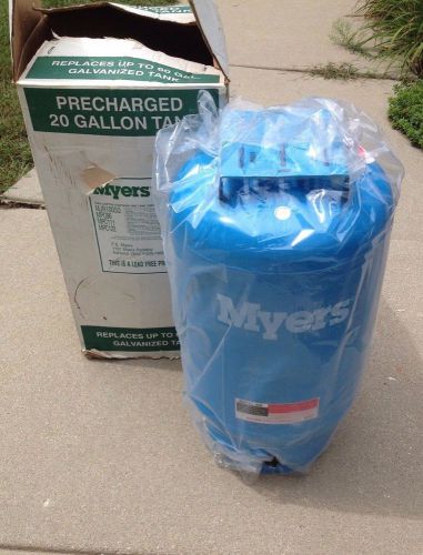 **New / Never Used in Factory Box** Myers 20 Gallon Precharged Tank