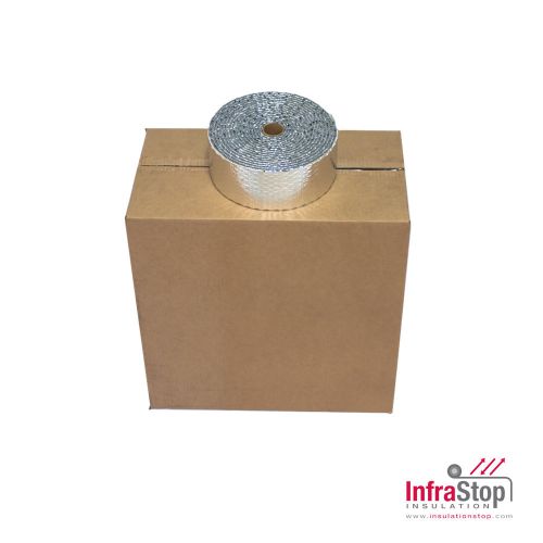 Infrastop™ 4&#034;x25&#039; double foil pipe wrap/case of 12 for sale