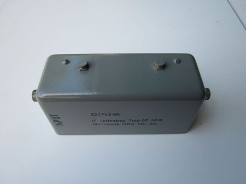 MFC / Microwave Filter Co 3217LS-60 IF Terrestrial Trap 60 MHz