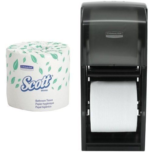 Kimberly-clark professional double roll tissue dispenser with 20-pack scott for sale
