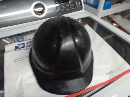 Vintage Safety Hard Hat AMERICAN OPTICAL BLACK