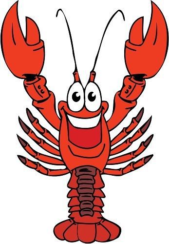 30 Custom Happy Lobster Personalized Address Labels