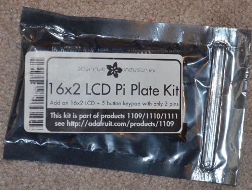 Adafruit i2c 16x2 RGB LCD Pi Plate kit
