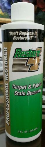 Restore 4 Professional Carpet &amp; Fabric Stain Remover NEW 8 oz. Restore4