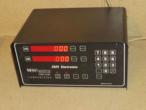 MSC MOLECULAR STRUCTURE CORP Z525 ELECTRONICS CONTROLLER BOX -XY DISPLAY