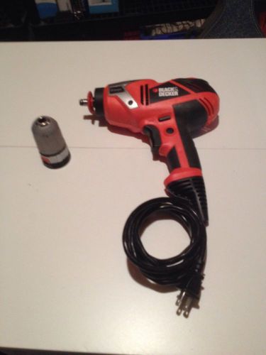 Black and decker drill 3/8 cord type, key less chuch