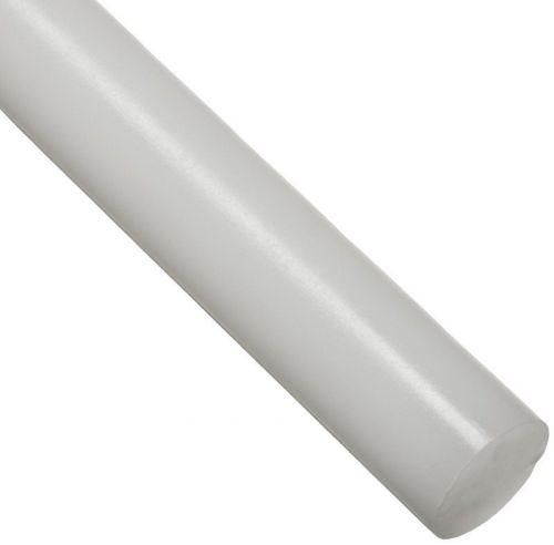 UHMW (Ultra High Molecular Weight Polyethylene) Round Rod, Opaque Off-White, Sta