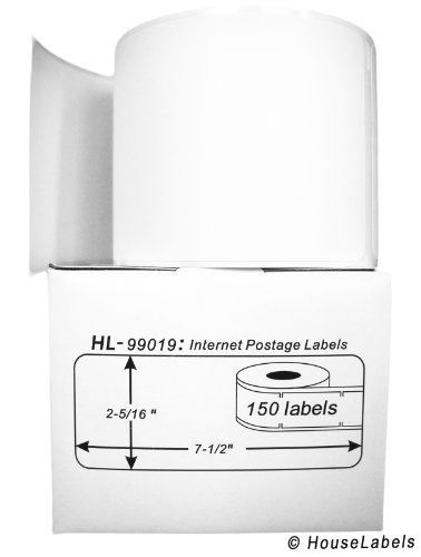 Label Lines HouseLabels DYMO-Compatible 99019 1-Part Internet Postage Labels