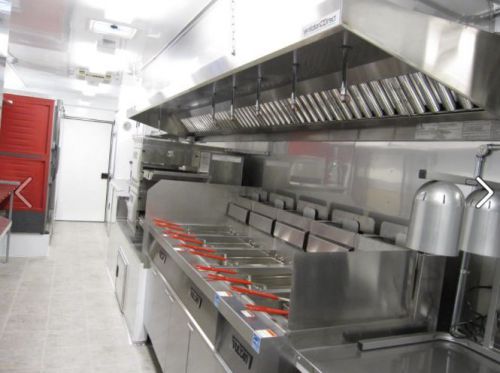 4&#039; compact concession hood system with exhaust fan for sale