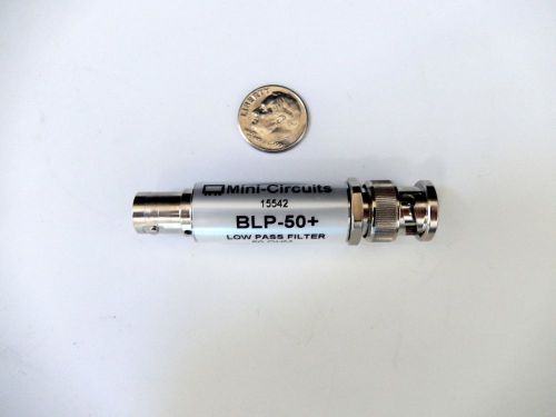 Mini Circuits BLP-50+, DC to 48 MHz, 50 ohm, 0.5 W, BNC Coaxial Low Pass Filter