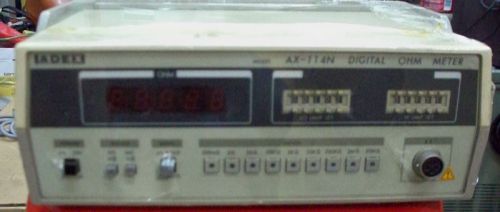 ADEX AX-114N Micro ohm meter measure