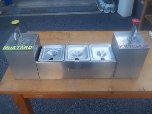 C server stainless steel table top condiment holders euc for sale