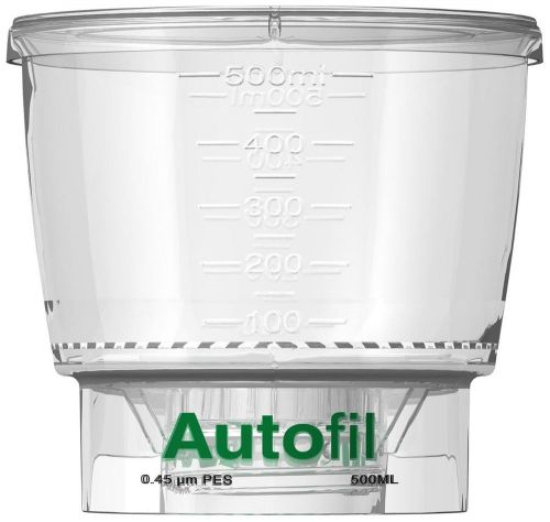 Autofil 1162-RLS Bottle Top Filtration Funnel Only 500 ml 0.45-micrometer PES...
