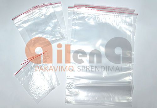 TRANSPARENT PACKING BAGS WITH A STRING LOT OF 100