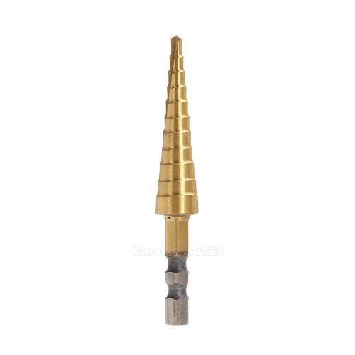 Practical unique titanium coated 3-13mm 11step drill 1/4&#034;hss hex shank tool #cu3 for sale
