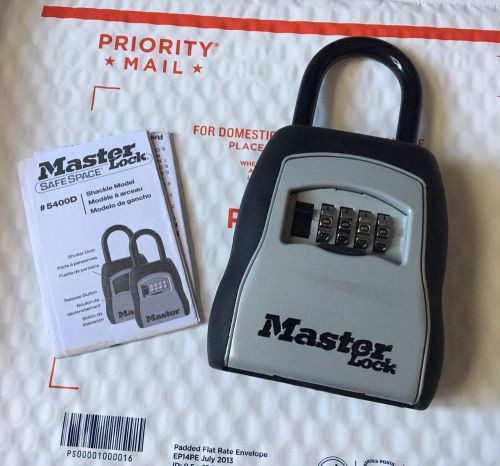 Master lock portable key safe box - set your own combination - 4 digit code new for sale
