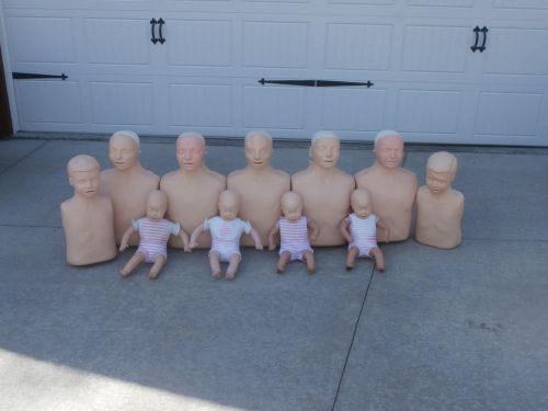 Lot of laerdal cpr mannequins and training equipment for sale
