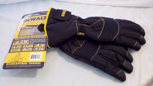 DeWalt Cold Weather Insulated Work Gloves DPG750  Winter - Size Large
