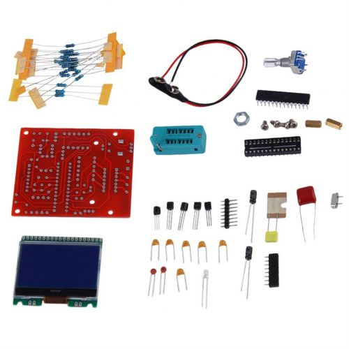 Diy transistor tester kit for npn lcr esr pwm signal generator ts-mx8n#h for sale