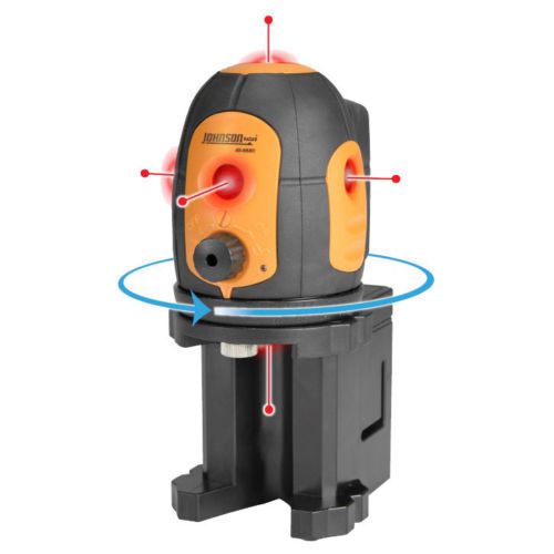 Johnson 40-6557 electronic self-leveling horizontal/vertical rotary laser 45%off for sale