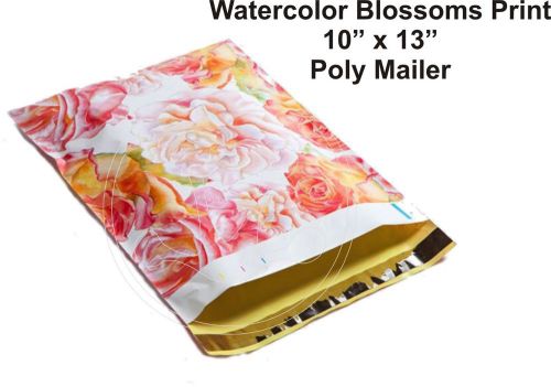 (15) 10 X 13 WATER COLOR ROSE FLOWER DESIGNER MAILERS POLY SHIPPING  BOUTIQUE