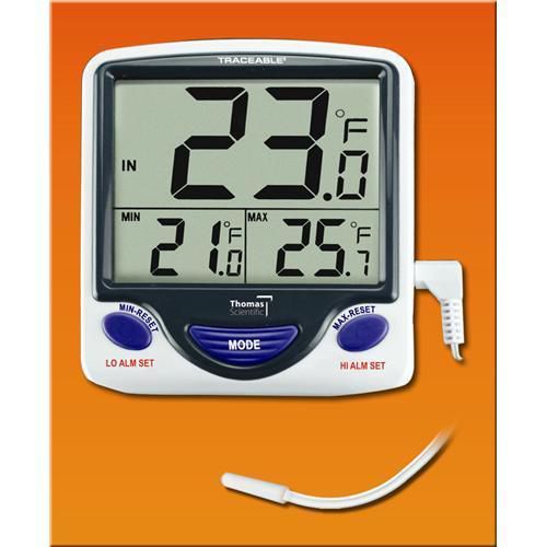 Thomas traceable jumbo display refrigerator/ freezer thermometer for sale