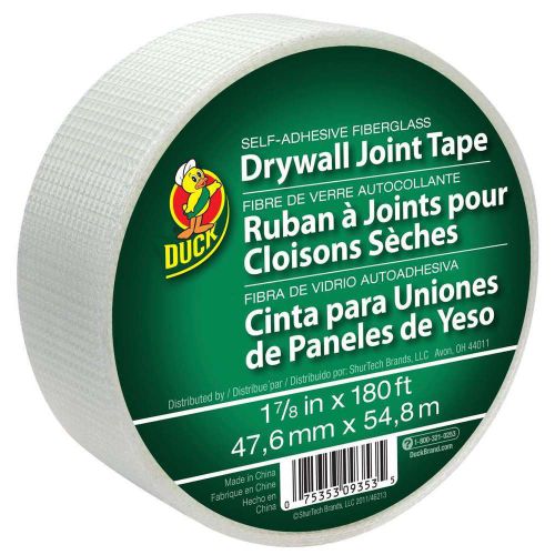 Drywall Joint Tape Roll Self-Adhesive Fiberglass 1.88-Inch by 180 Feet New
